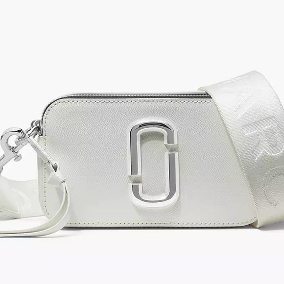 Marc Jacobs White 'The Snapshot DTM' Bag